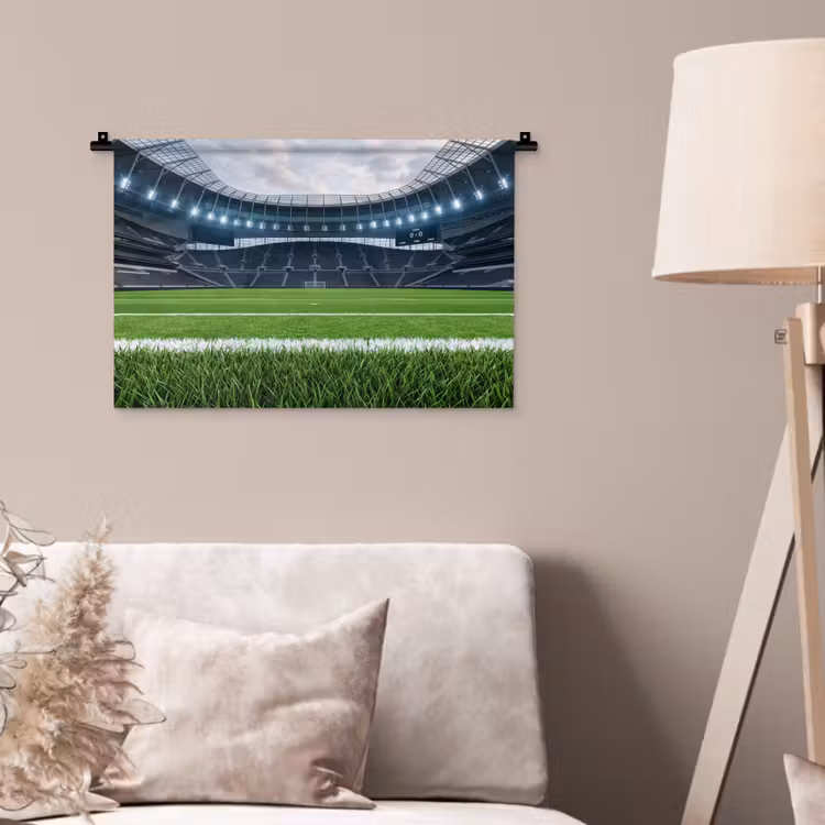 Wandkleed - Voetbal - Stadion - Sport - Groen — 2