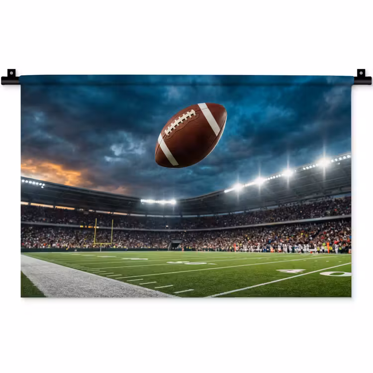 Wandkleed - Football - Bal - Stadion - Sport — 1
