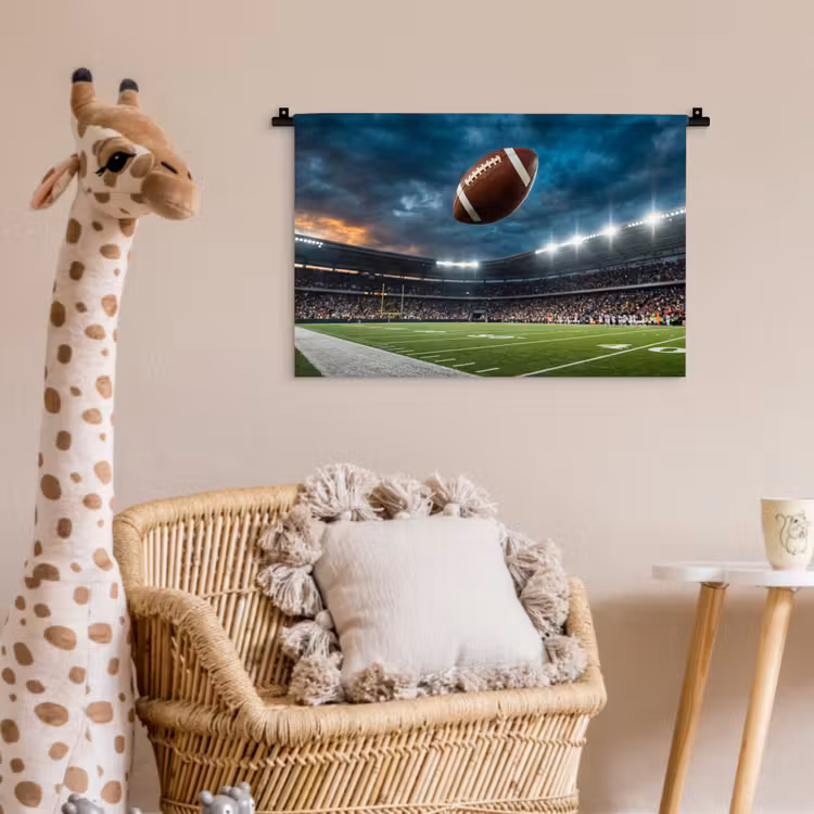 Wandkleed - Football - Bal - Stadion - Sport — 5