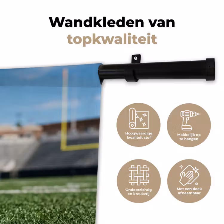 Wandkleed - Football - Veld - Stadion - Sport — 3
