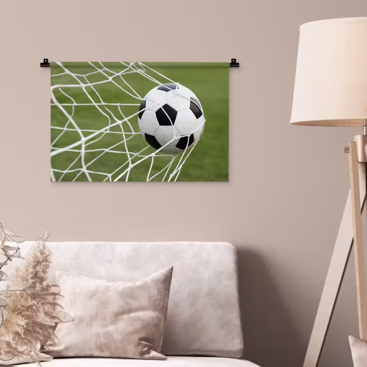 Wandkleed - Voetbal - Goal - Net - Sport — 2