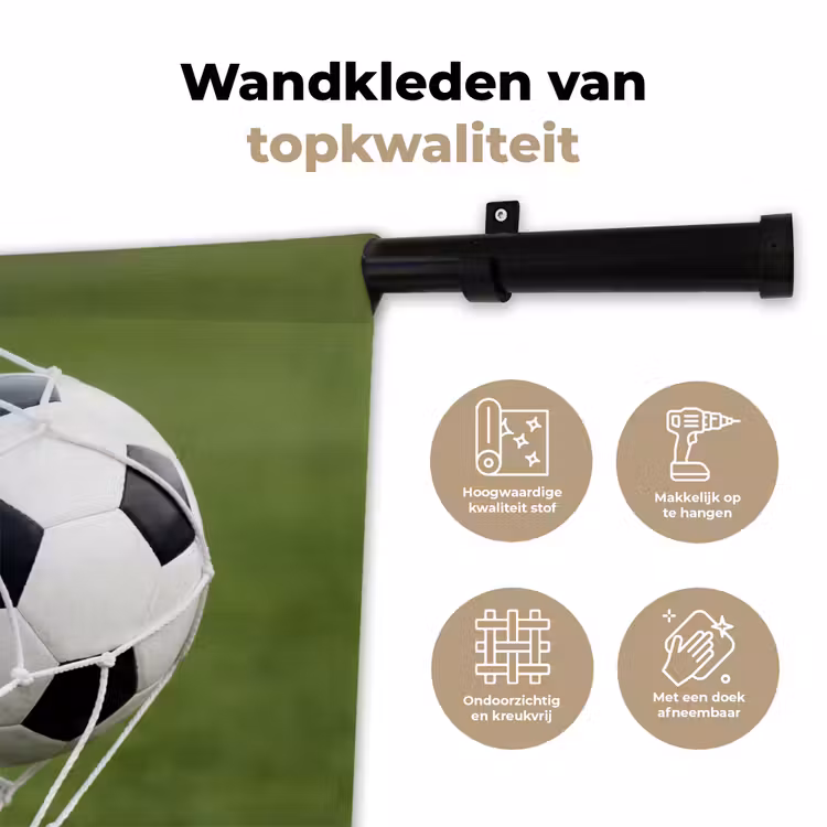 Wandkleed - Voetbal - Goal - Net - Sport — 3
