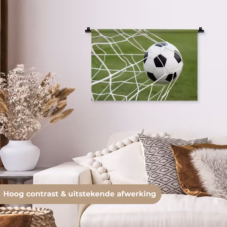 Wandkleed - Voetbal - Goal - Net - Sport — 4