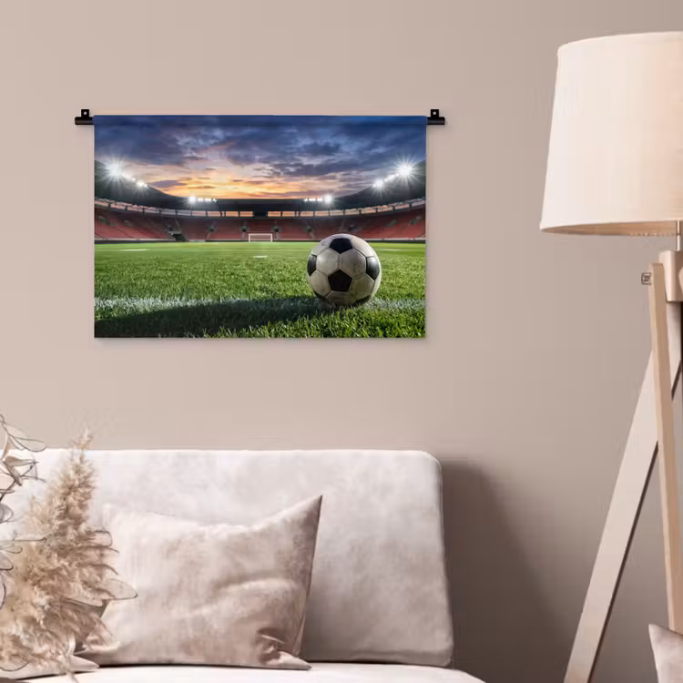 Wandkleed - Voetbal - Stadion - Sport - Groen — 2