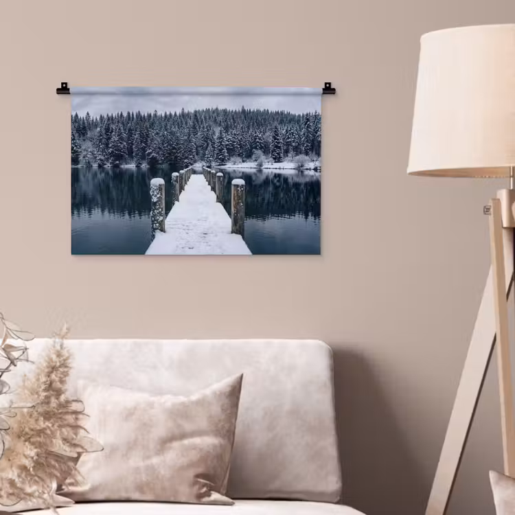 Wandkleed - Steiger - Meer - Sneeuw - Bergen - Rustgevend — 2