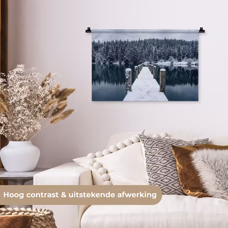 Wandkleed - Steiger - Meer - Sneeuw - Bergen - Rustgevend — 4