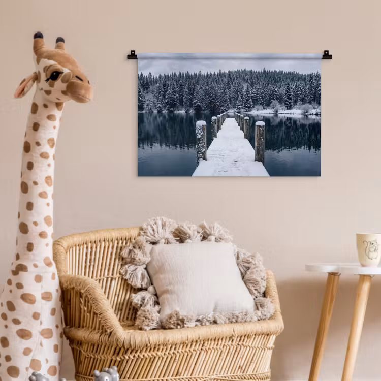Wandkleed - Steiger - Meer - Sneeuw - Bergen - Rustgevend — 5