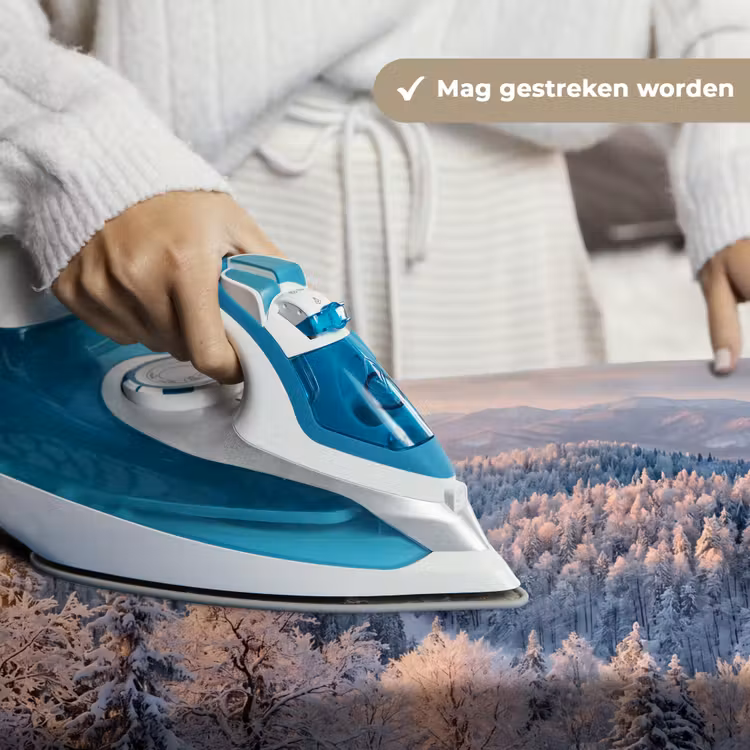 Wandkleed - Bos - Bergen - Goud - Winter - Warm — 6