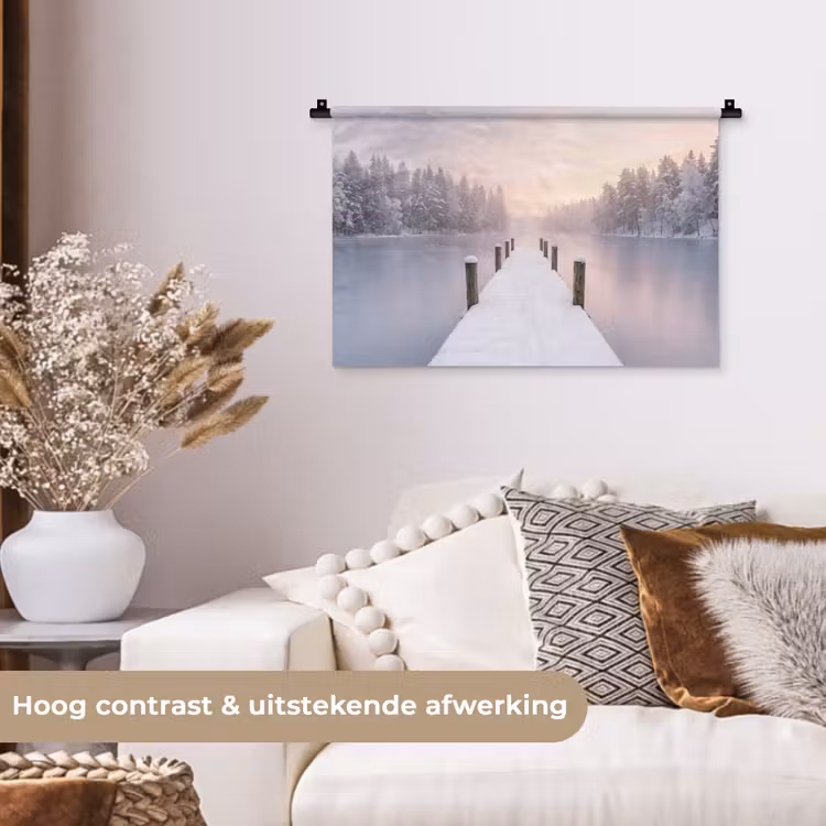 Wandkleed - Steiger - Meer - Mist - Winter - Serene — 4