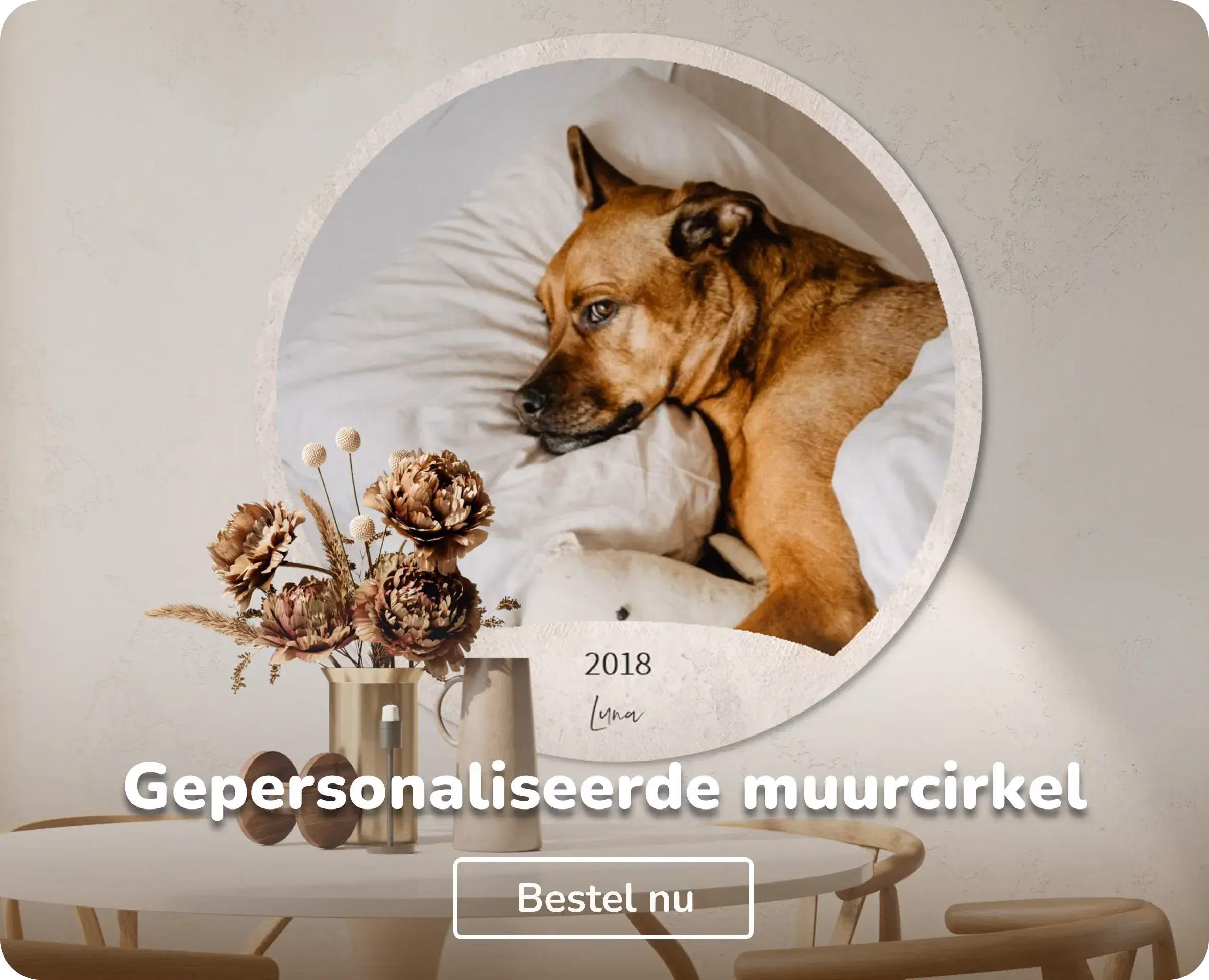 Gepersonaliseerde muurcirkel op forex