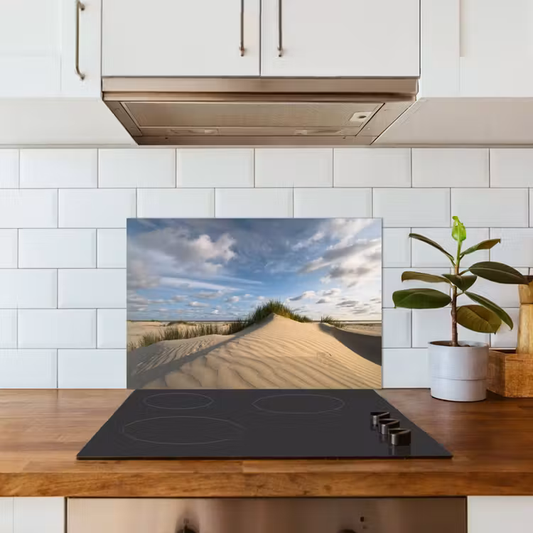 Spatscherm keuken - Strand - Zand - Nederland — 6