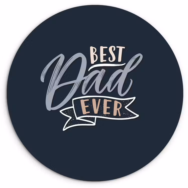 Muurcirkel - Quotes - Papa - Best dad ever - Spreuken — 1