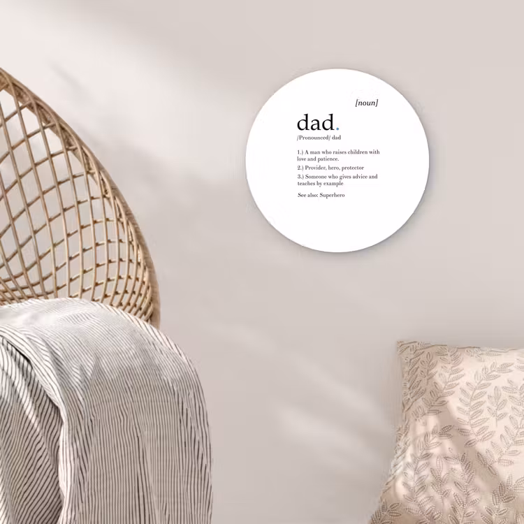 Muurcirkel - Spreuken - Papa definitie - Quotes - Dad — 5