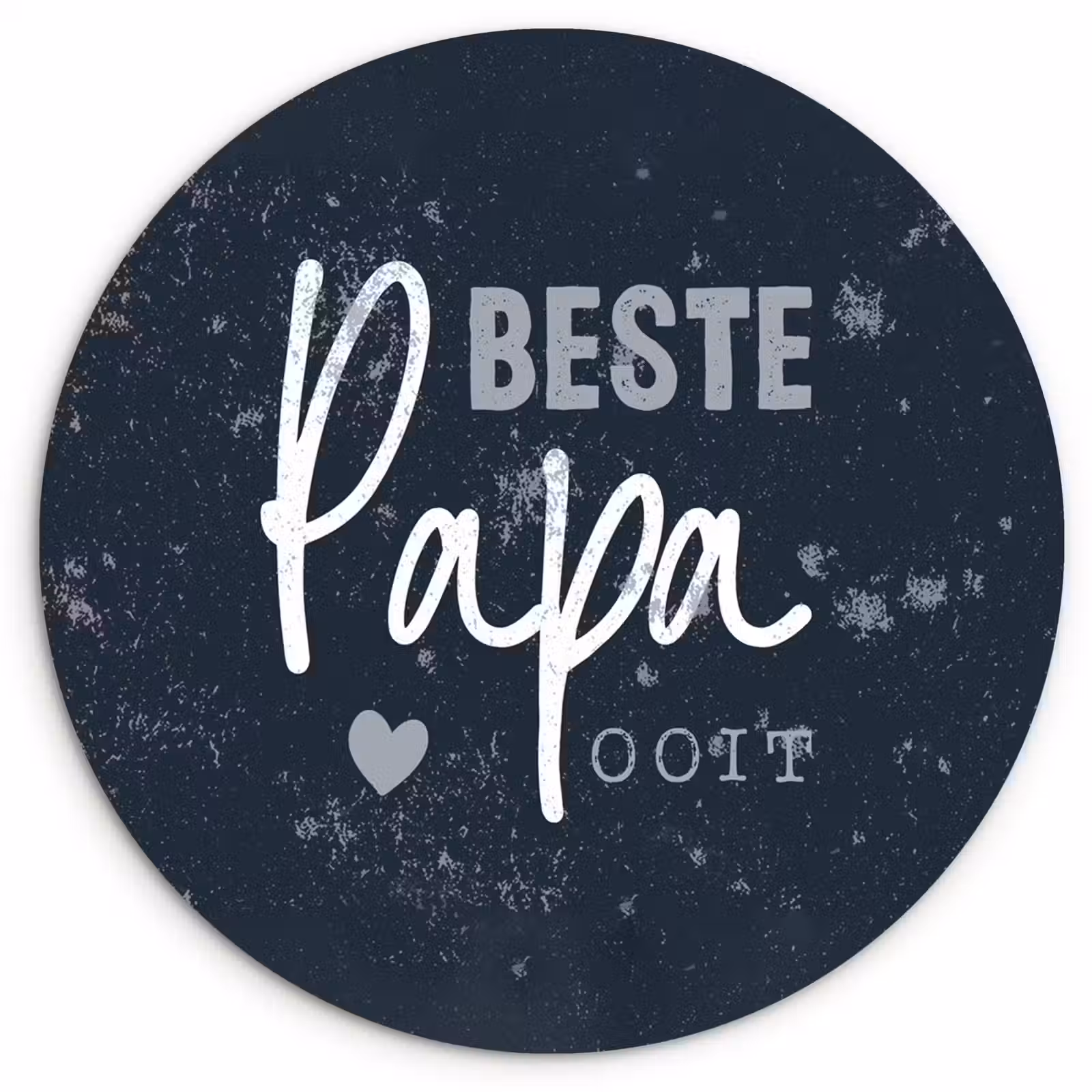 Muurcirkel - Cadeau voor man - Quote - Vaderdag - Beste papa ooit - Spreuken — 1