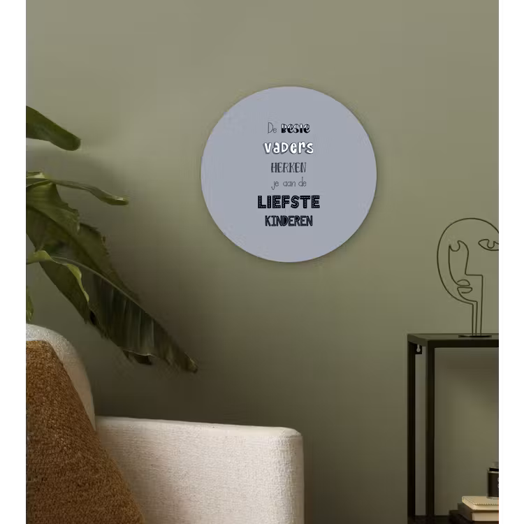 Muurcirkel - Vaderdag geschenk - Vader - Spreuken - De beste vaders - Quote — 3