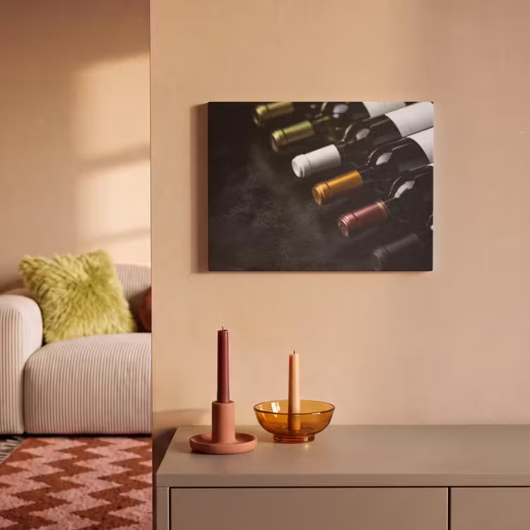 Akoestisch schilderij - Wijn - Flessen - Variatie - Smaken — 2