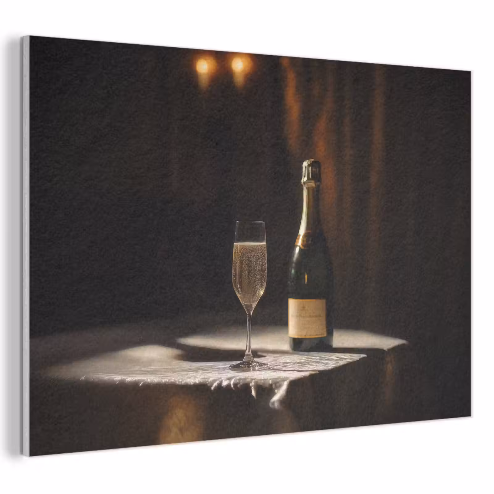 Akoestisch schilderij - Prosecco - Bubbels - Sfeervol - Drank — 1