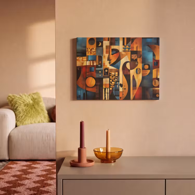 Akoestisch schilderij - Figuren - Abstract - Symbolen — 2