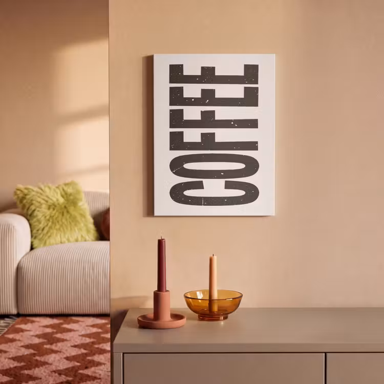 Akoestisch schilderij - Koffie - Decoratie - Japandi - Vintage — 2