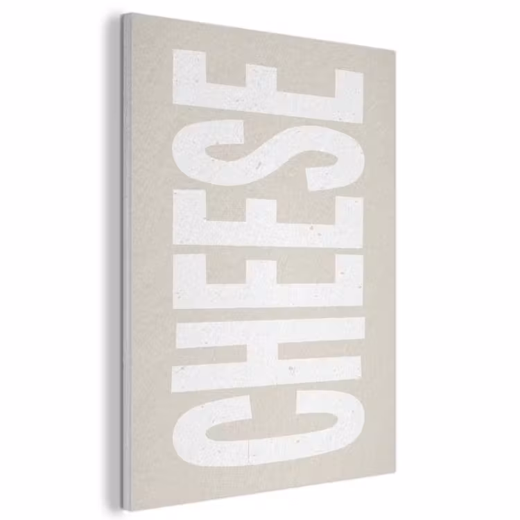 Akoestisch schilderij - Food - Japandi - Cheese - Decoratie — 1