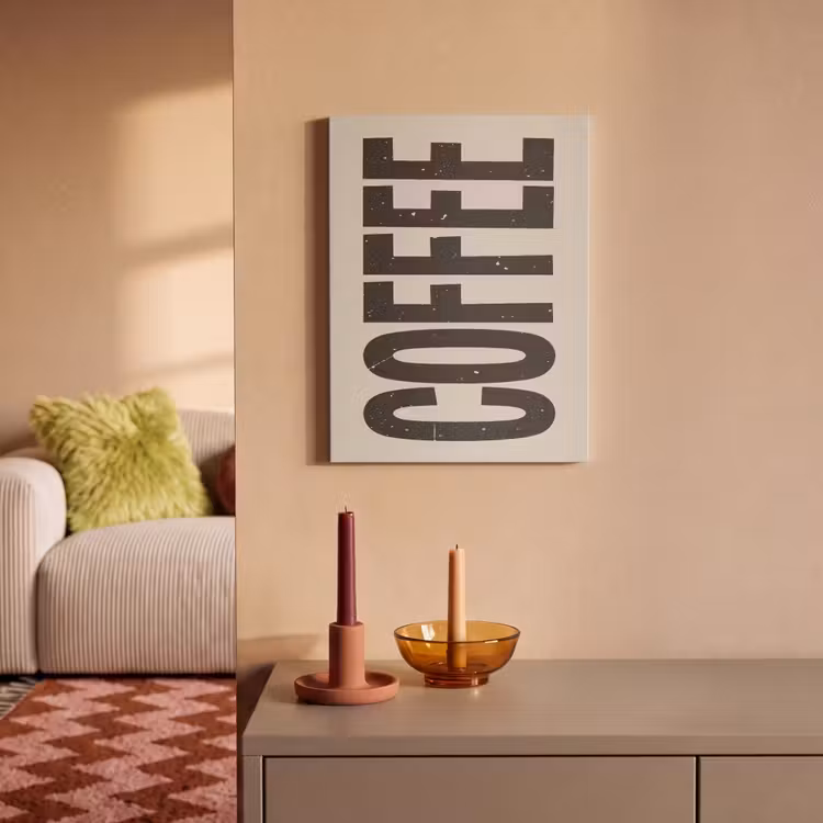 Akoestisch schilderij - Japandi - Koffie - Decoratie - Vintage — 2
