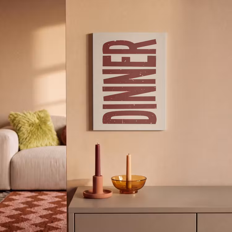 Akoestisch schilderij - Eten - Decoratie - Rood - Vintage — 2
