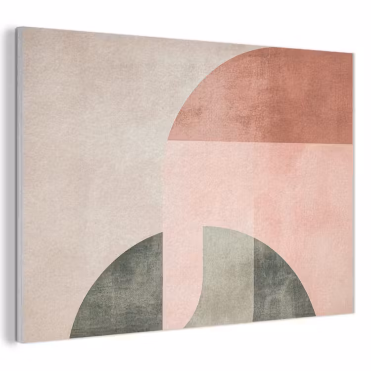Akoestisch schilderij - Cirkel - Abstract - Roze — 1