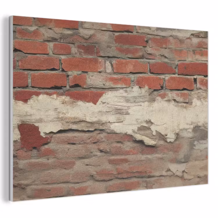 Akoestisch schilderij - Muur - Baksteen - Verweerd — 1