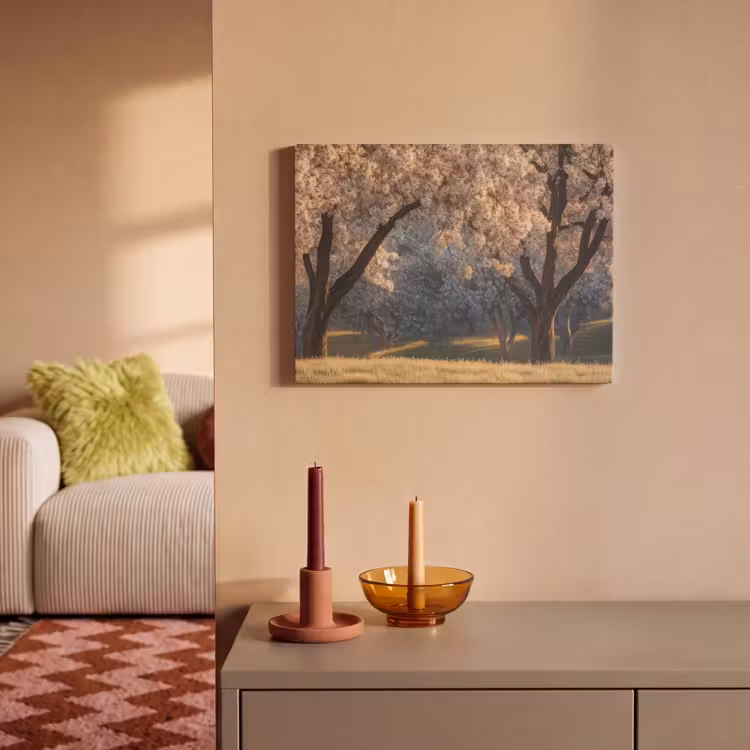 Akoestisch schilderij - Bomen - Bloesem - Lente — 2