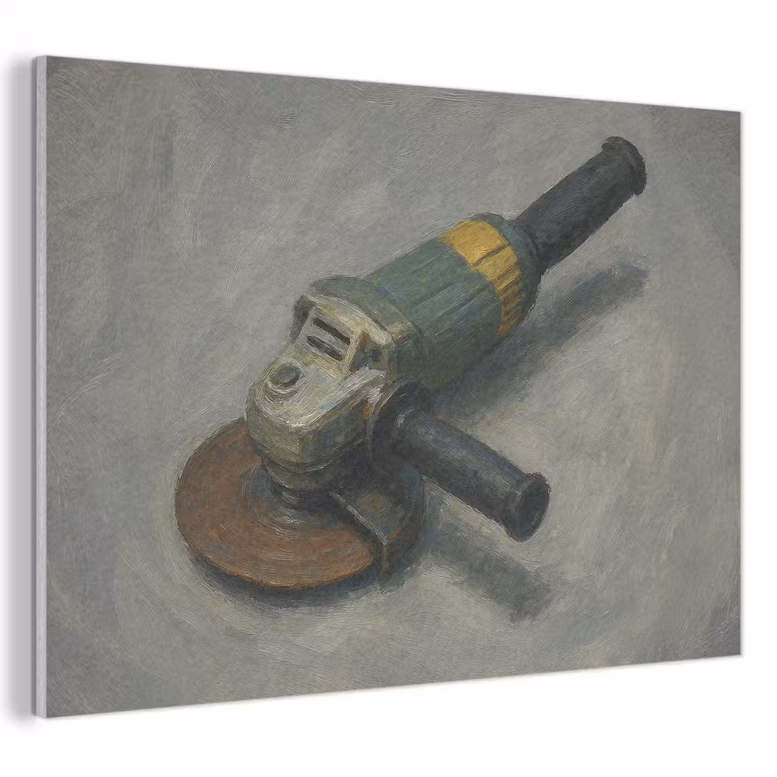 Akoestisch schilderij - Haakse slijper - Schilderij - Gereedschap — 1