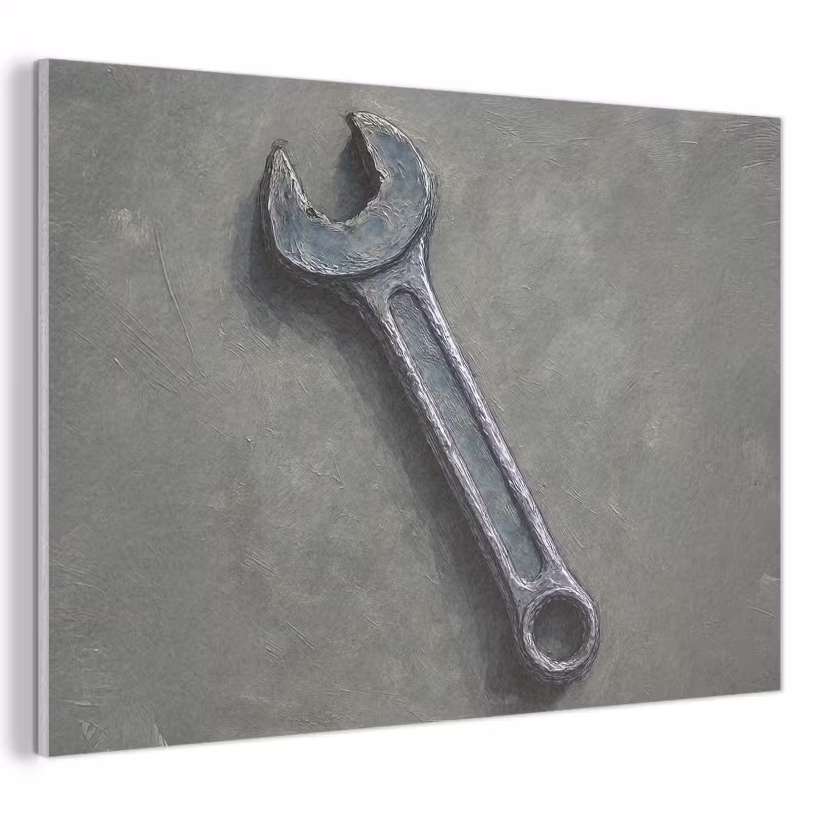 Akoestisch schilderij - Steeksleutel - Schilderij - Gereedschap - Verf — 1