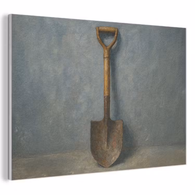 Akoestisch schilderij - Schep - Gereedschap - Schilderij — 1