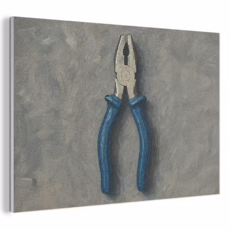 Akoestisch schilderij - Tang - Schilderij - Textuur - Verf — 1