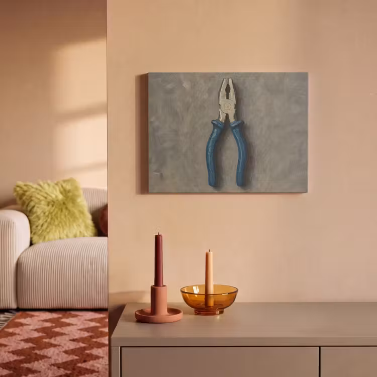 Akoestisch schilderij - Tang - Schilderij - Textuur - Verf — 2