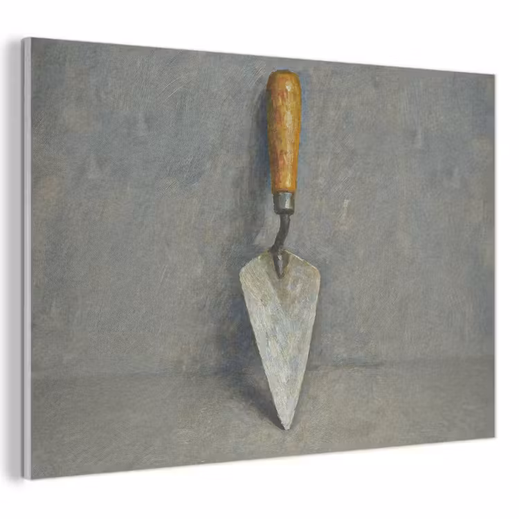 Akoestisch schilderij - Troffel - Verf - Gereedschap — 1