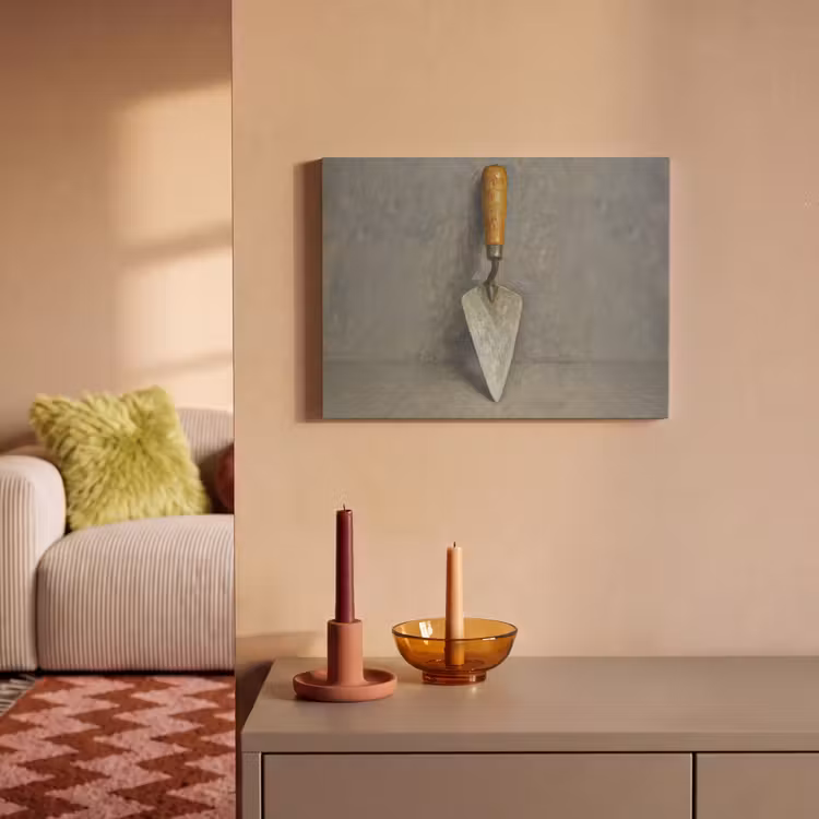 Akoestisch schilderij - Troffel - Verf - Gereedschap — 2