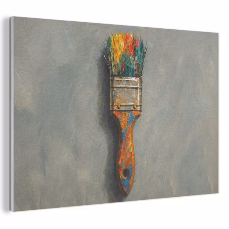 Akoestisch schilderij - Verf - Kwast - Schilderij — 1