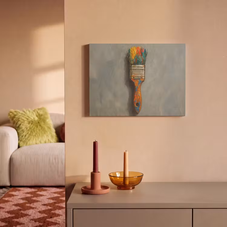 Akoestisch schilderij - Verf - Kwast - Schilderij — 2
