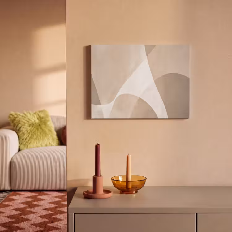 Akoestisch schilderij - Vloeiende vlakken - Harmonieus - Golvend — 2