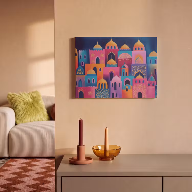 Akoestisch schilderij - Kleurrijk - Avond - Islamitisch — 2