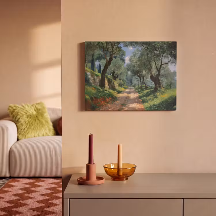 Akoestisch schilderij - Pad - Bomen - Schaduw - — 2