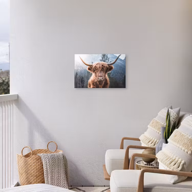 Buiten canvas - Hooglander van Dichtbij — 4