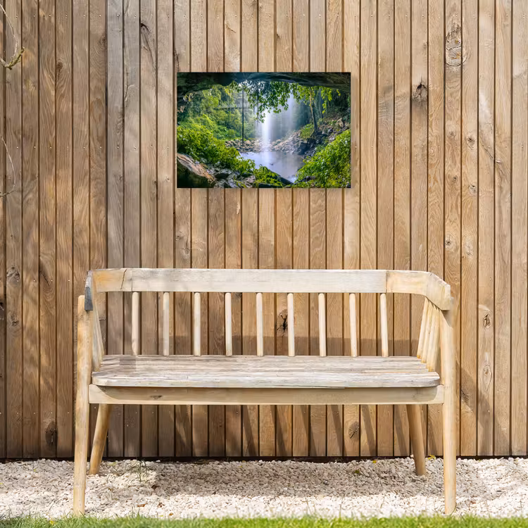 Buiten canvas - Jungle - Regenwoud - Water - Waterval - Planten — 3