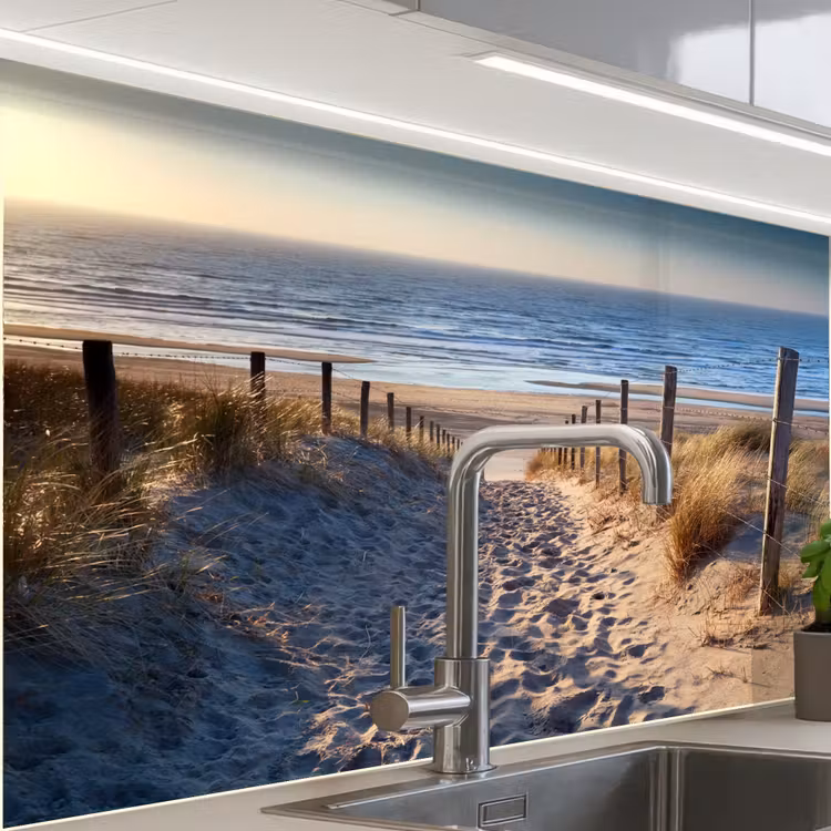 Keuken achterwand - Zand - Strand - Duin - Zee - Zomer — 3
