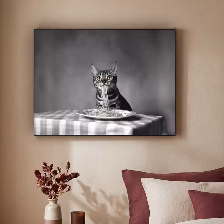 Art Frame - Bengaal - Kat - Tafelkleed - Zwart - Wit - Dier — 3