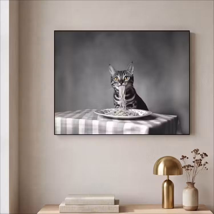 Art Frame - Bengaal - Kat - Tafelkleed - Zwart - Wit - Dier — 5