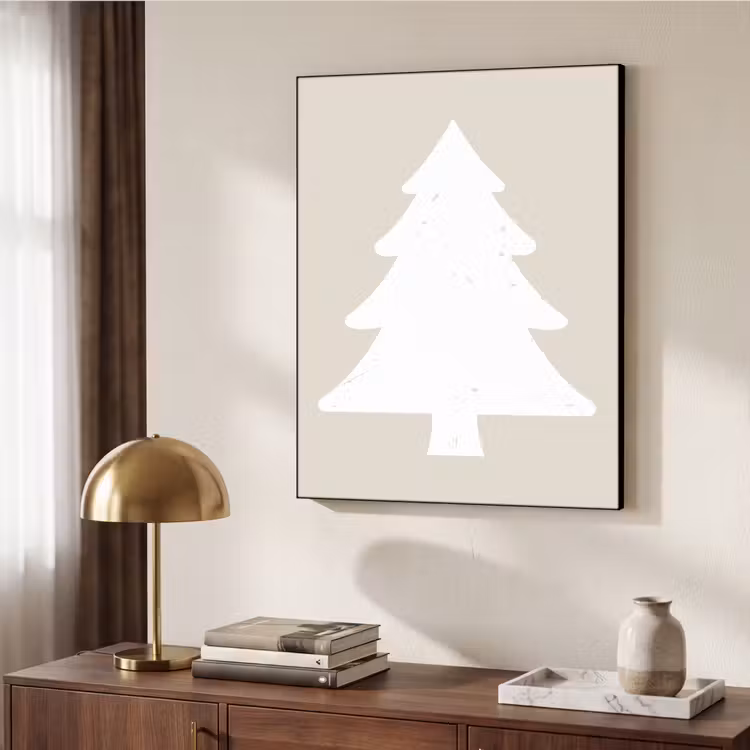 Art Frame - Japandi - Kerstboom - Beige - Kerstversiering — 10
