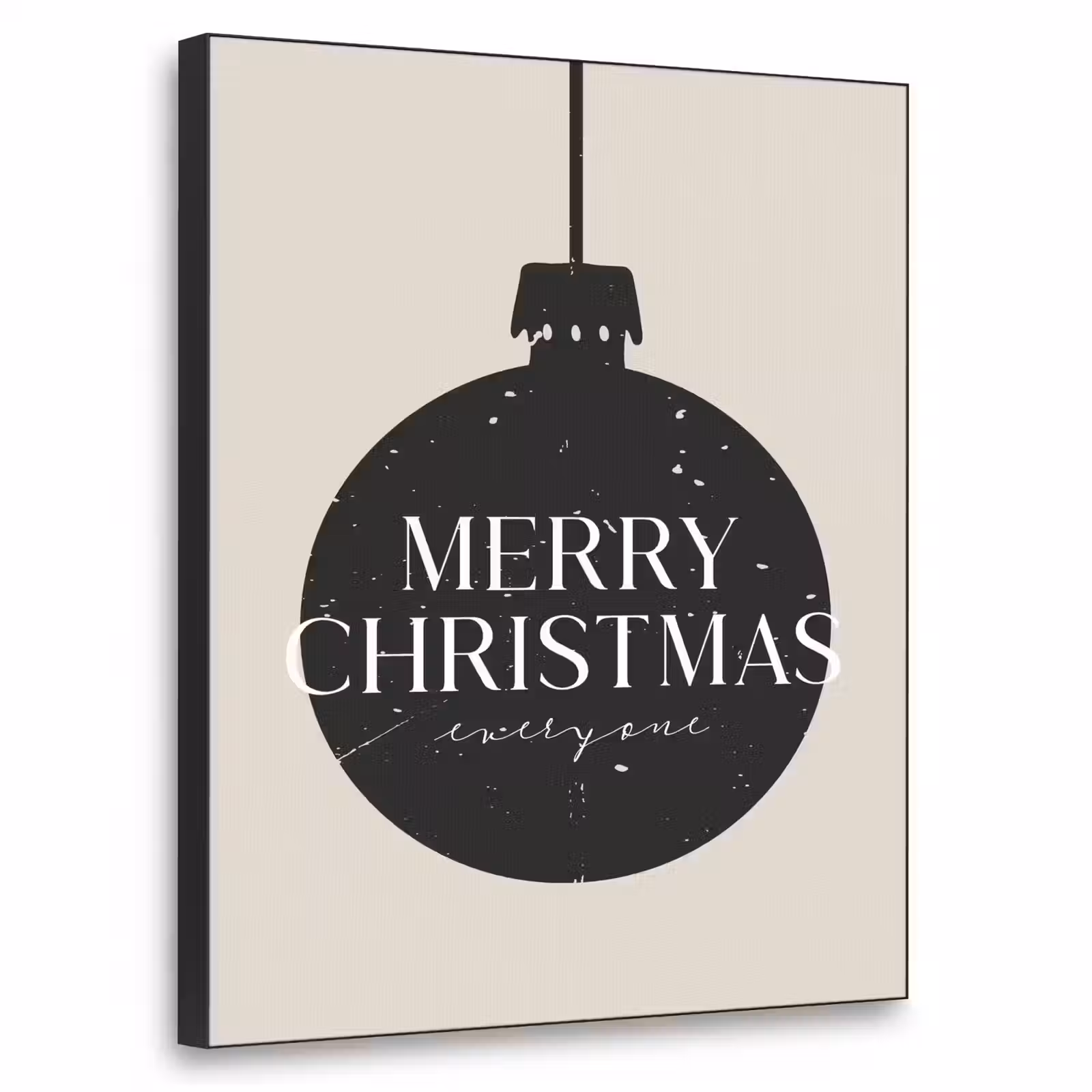 Art Frame - Kerstballen - Japandi - Christmas - Zwarte kerstballen — 1