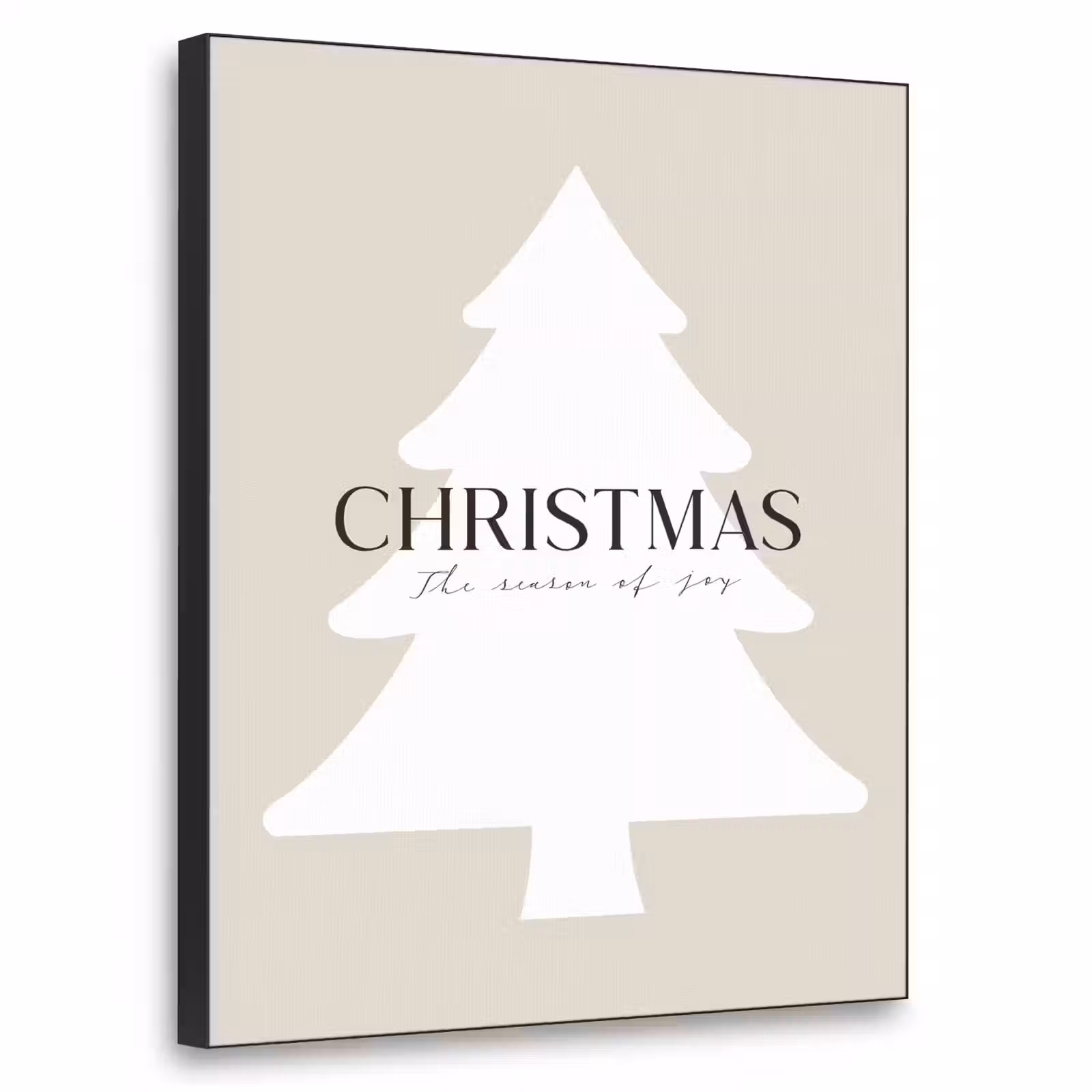 Art Frame - Kerstboom - Japandi - Christmas - Beige — 1