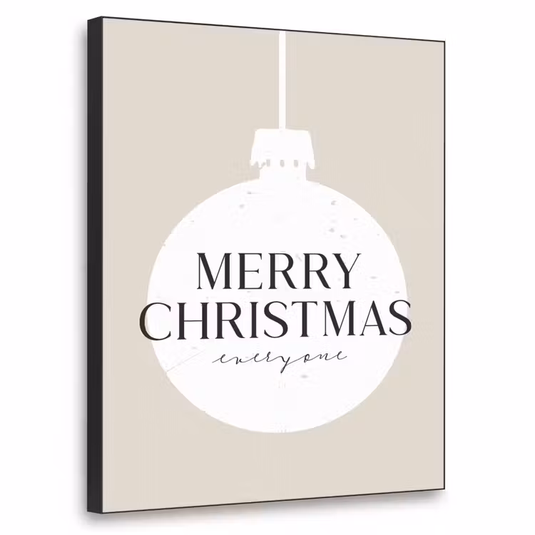 Art Frame - Christmas - Kerstballen - Japandi - Witte kerstballen — 1